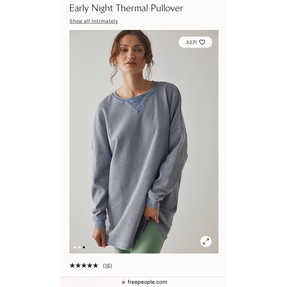 Early Night Thermal Pullover